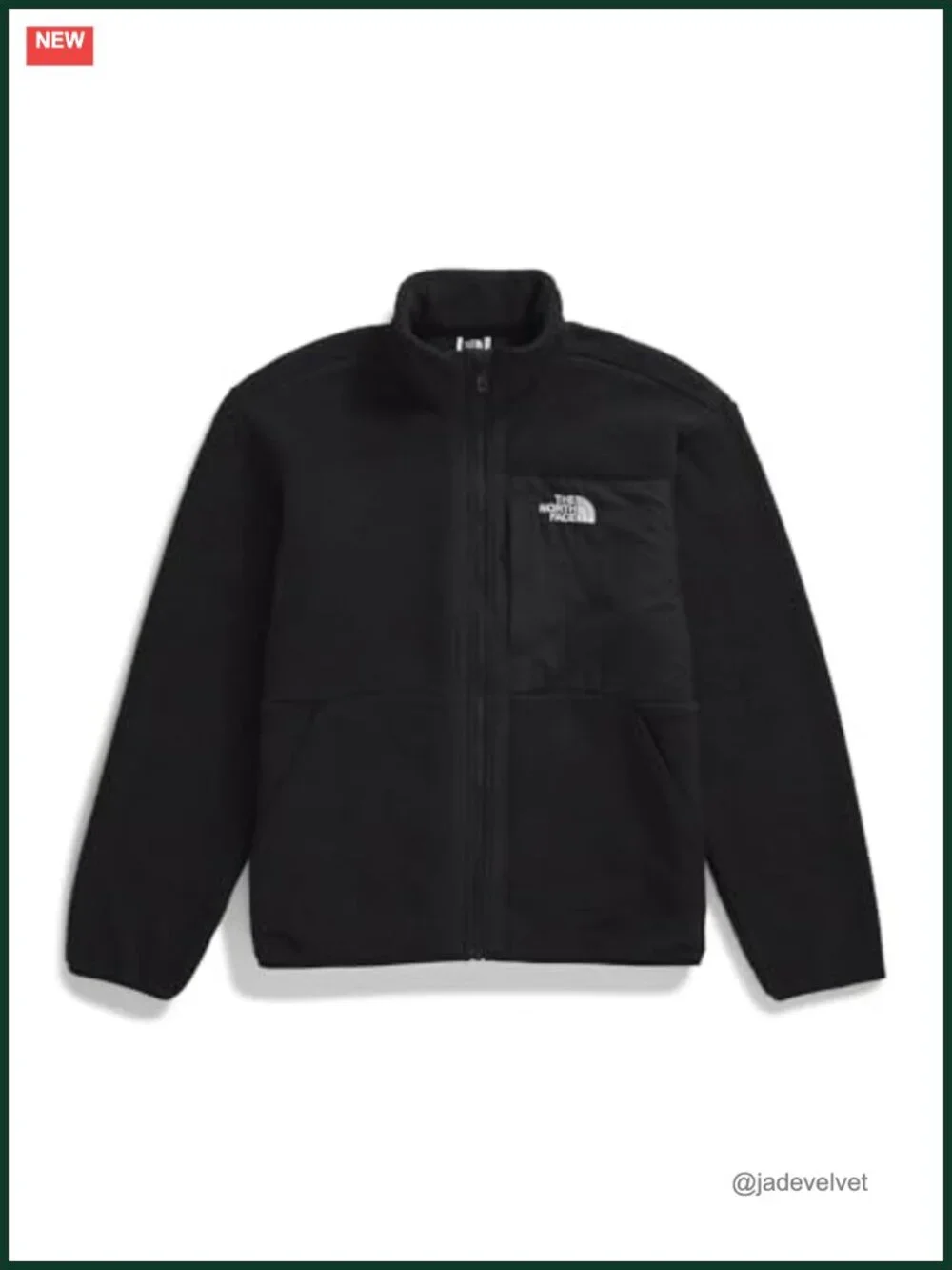 Boys' Lightweight Fleece Full Zip Jacket with Zip Chest Pocket